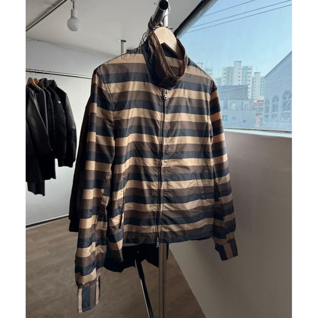Stripe Polyamid Jacket