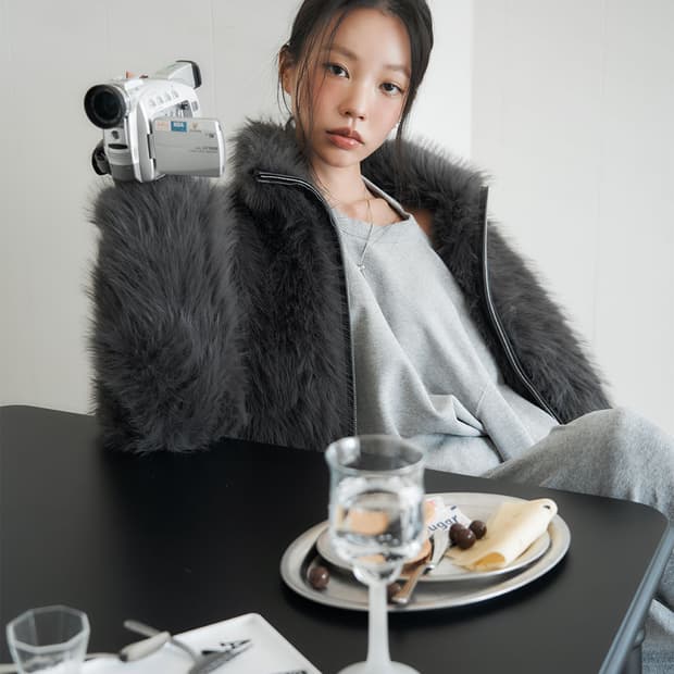 LCDC 퍼자켓 NEW FUR ZIP-UP JACKET