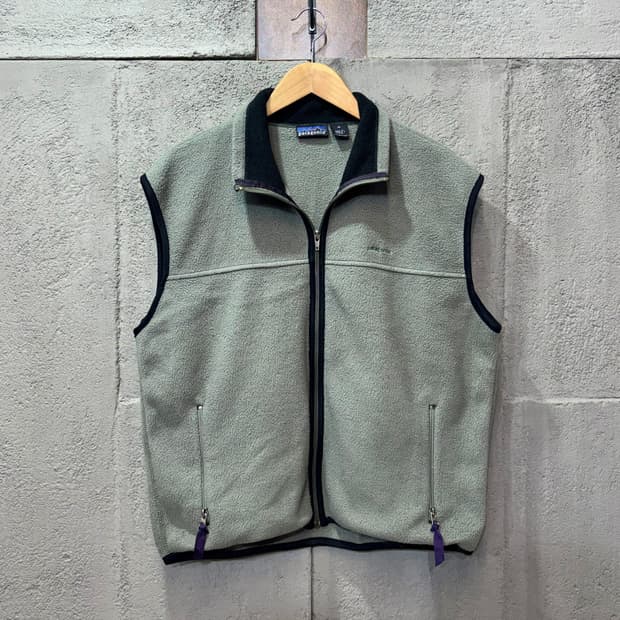 90s 파타고니아 신칠라 후리스 베스트 made in USA (M)  