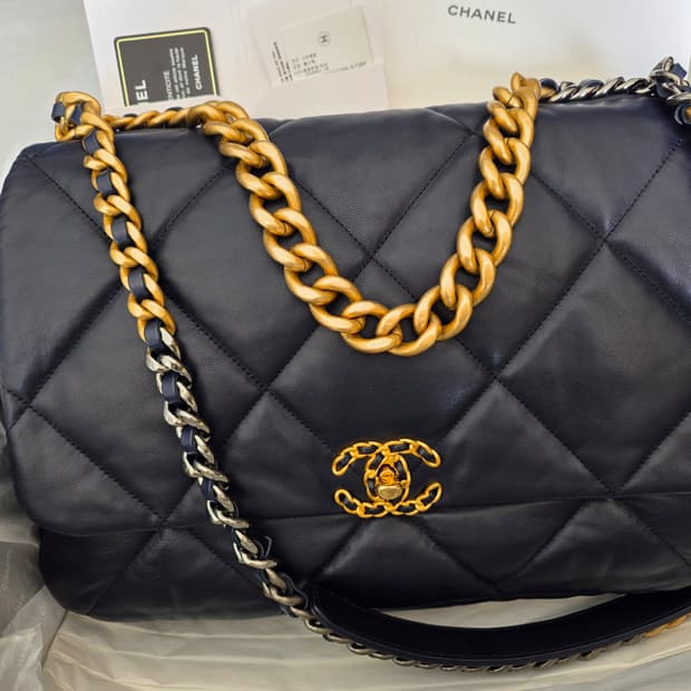 샤넬 19백 맥시사이즈