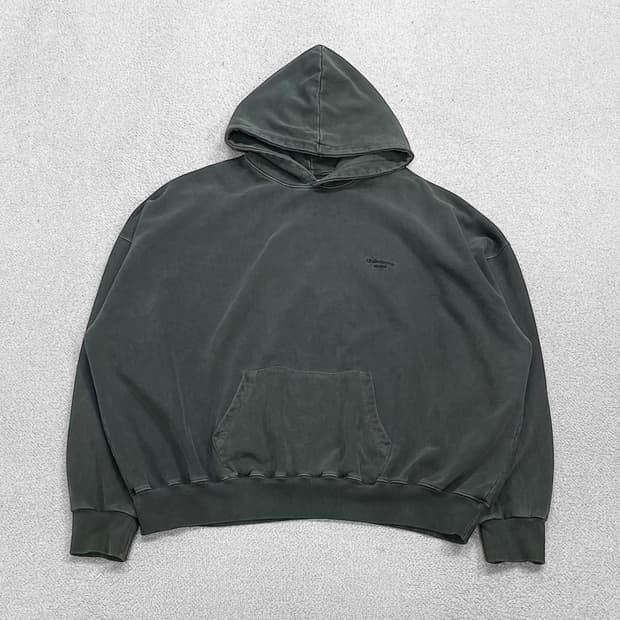 언더마이카 안티 피그먼트 워싱 후드티