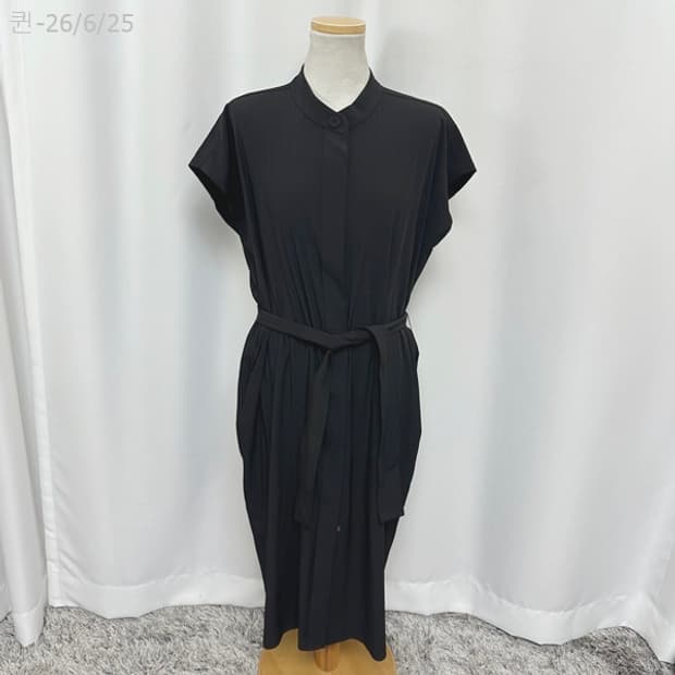 JENNY.K 여자 스판 허리끈  원피스 검정 6(S)