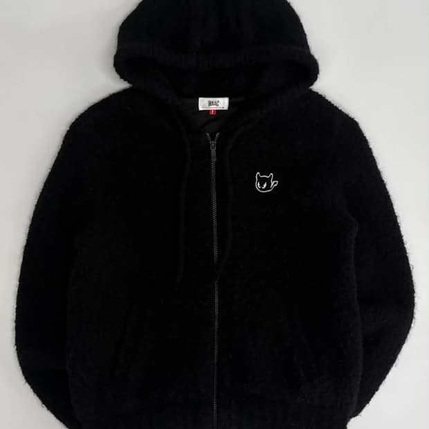 [2] 왁 부클 니트 후드집업