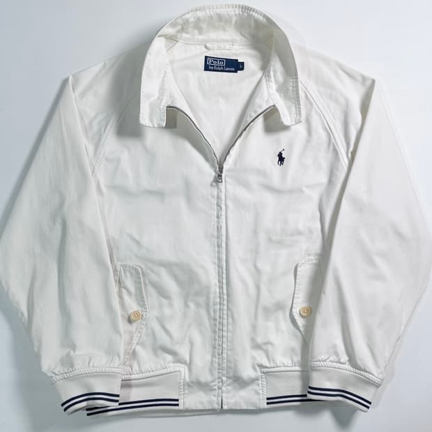 폴로 랄프로렌 화이트 헤링턴 자켓