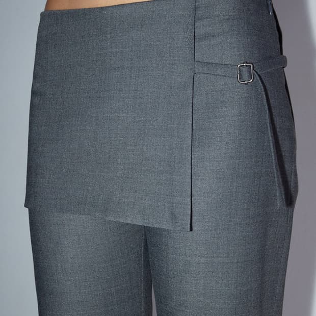 팔로마울 아카이브 랩 스커트 팬츠 Paloma Wool 그레이 새제품