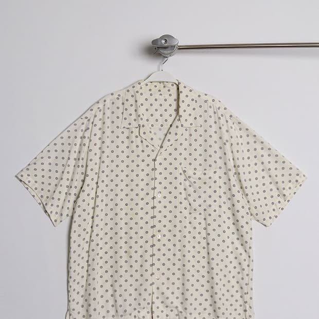G U Pattern Rayon Shirts