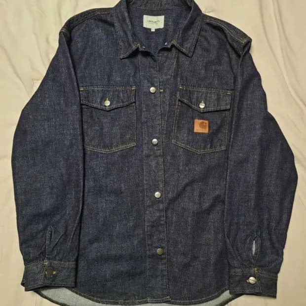 칼하트WIP 링컨 셔츠자켓 BLUE RINSED XL 사이즈