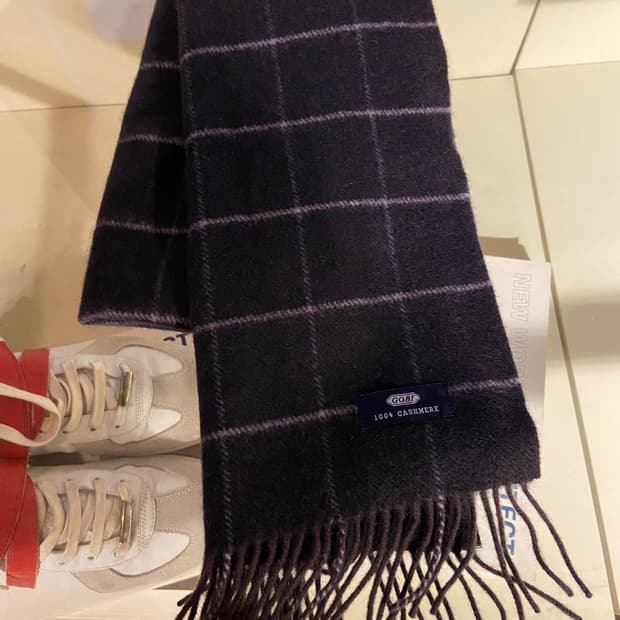 고비 캐시미어 머플러 