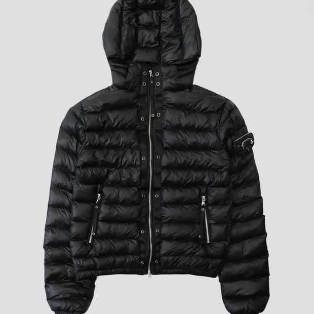 바이퍼31-1 라이트웨이트 후드 푸퍼 - 블랙 L