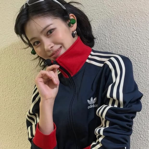 있지 류진, 코르티스 건호 착용 아디다스 트랙탑 져지