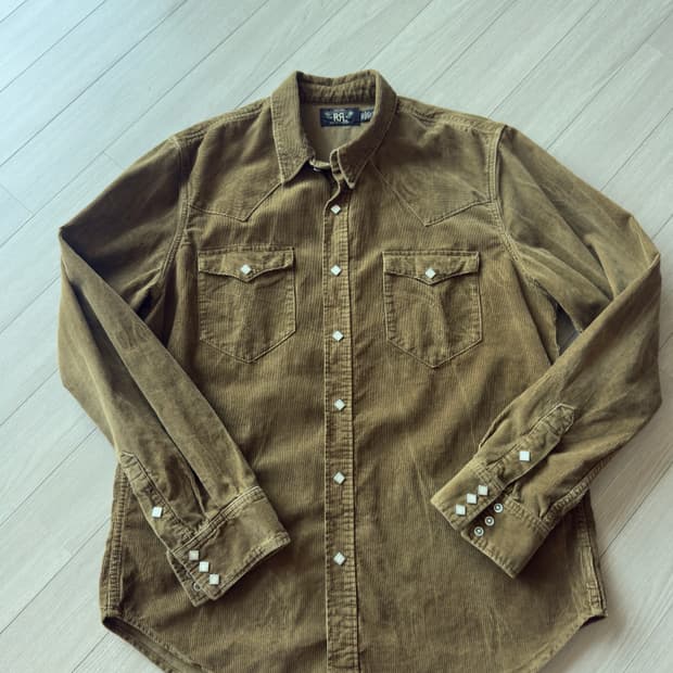 rrl 더블알엘 코듀로이 웨스턴 xl