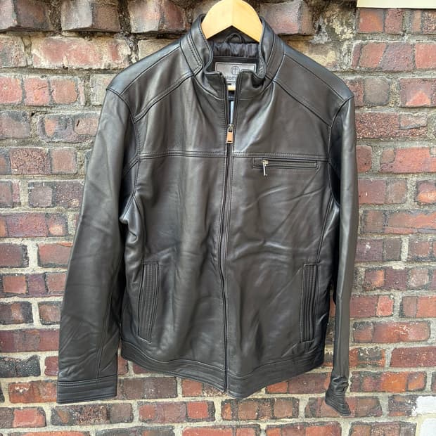 Boston Harbor 싱글 레더 자켓