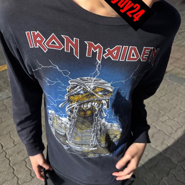 80s slavery tour Iron maiden long sleeve