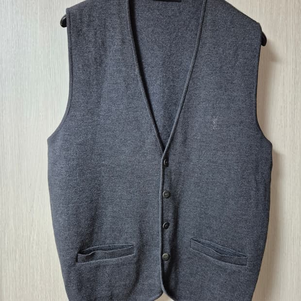 (정품) 입생로랑 니트 베스트 조끼 105 남성