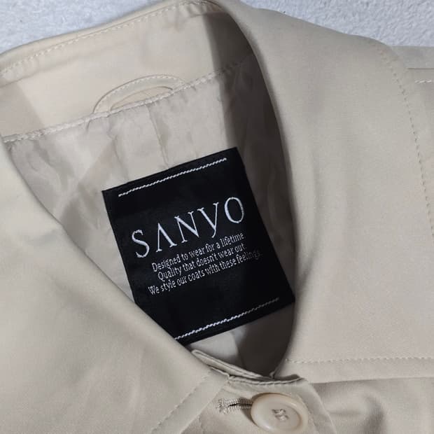 Sanyo 산요 트렌치 롱 코트 11AR