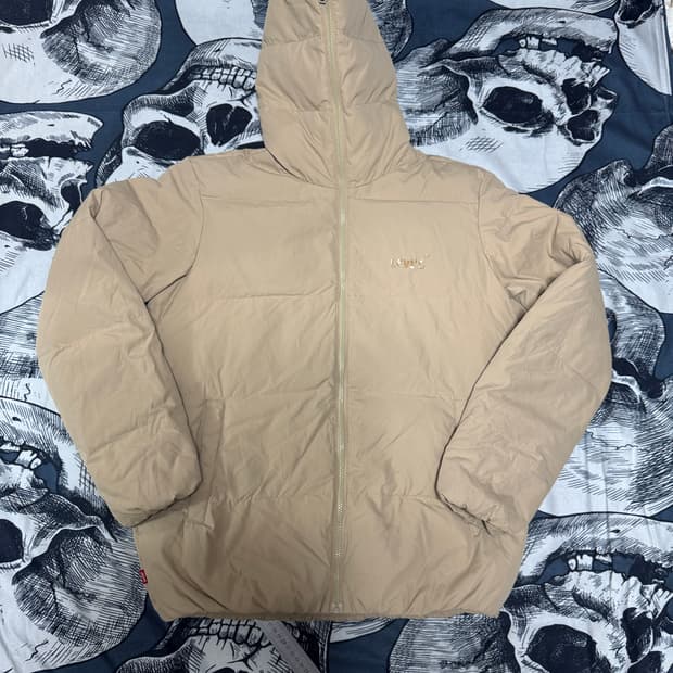리바이스 풀집업 덕다운 패딩 100사이즈