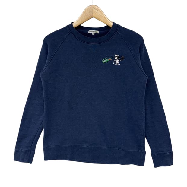 라코스테 X 파너츠 맨투맨