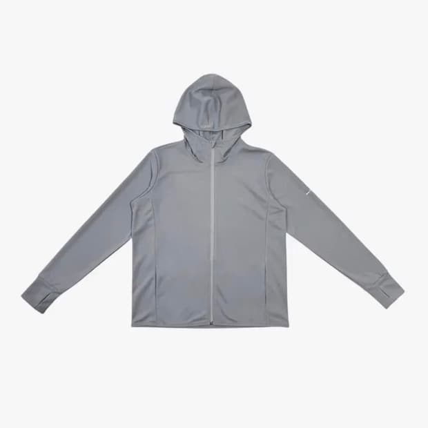 지초이 컴포트 이지 윈드 후드집업 돌핀