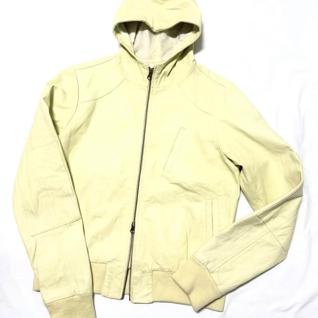 Harlem Rounge - 후디드 레더 자켓