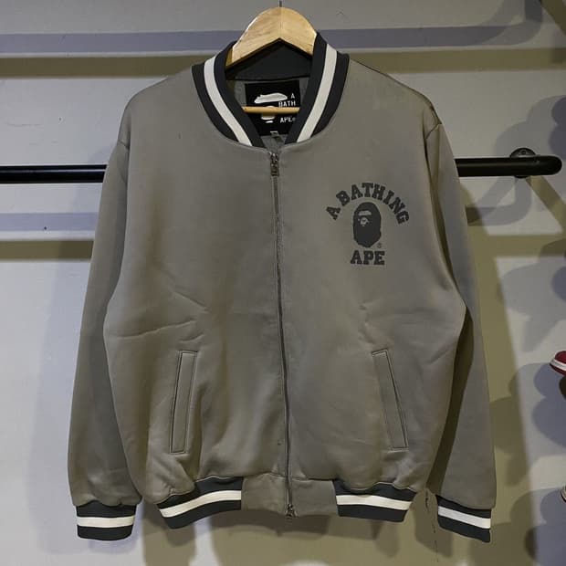 Bape 베이프 00년대 저지 트랙탑 바시티 자켓 L