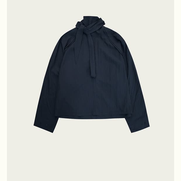 ribbonbit Raphia Blouse 리본빛 라피아 블라우스