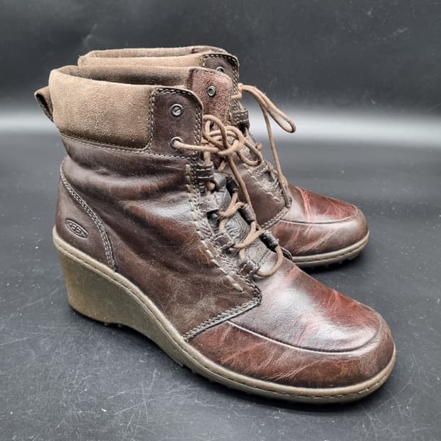 KEEN 킨 레더여성부츠250 굽7