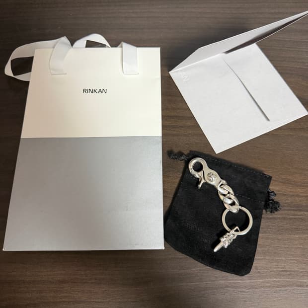 크롬하츠 2클립 키링체인