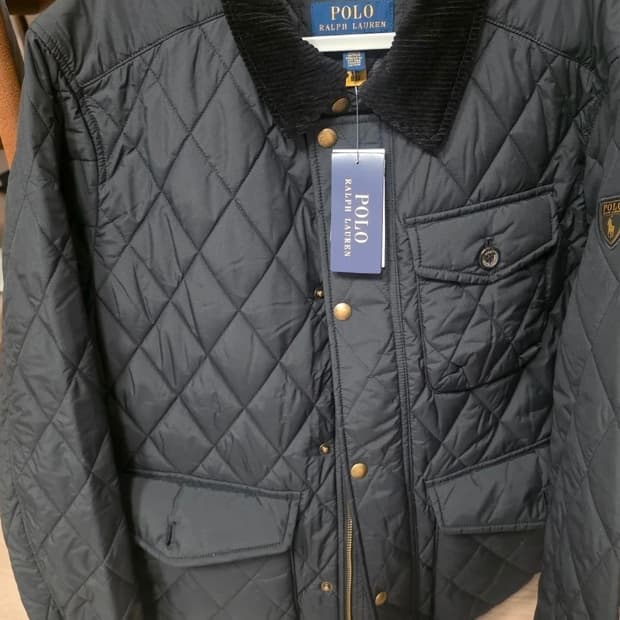 [M]25년 폴로 발수퀼팅자켓 블랙 새제품