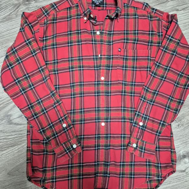 폴로진 플란넬 셔츠