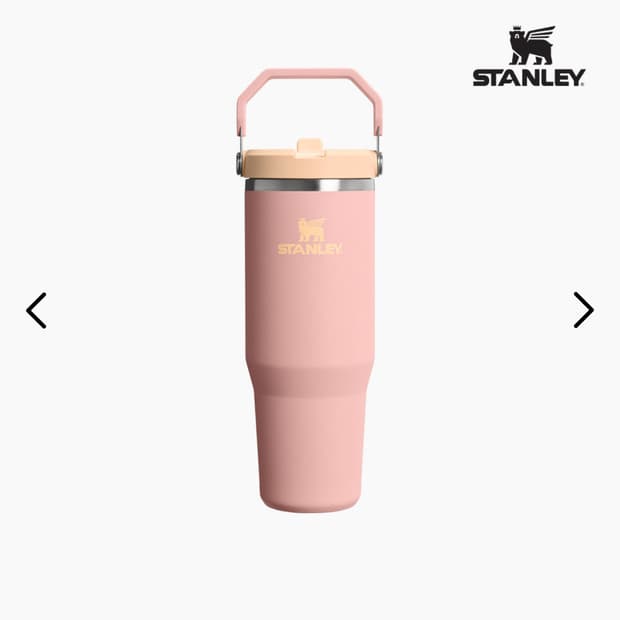 (피치로즈)스탠리 더 아이스플로우 플립 스트로우 2.0 텀블러 887ml