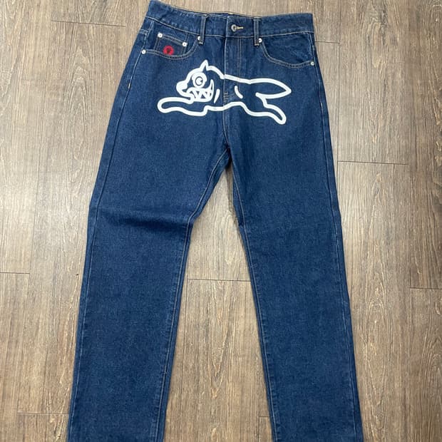 BBC 러닝독 데님 팬츠 개바지 32사이즈