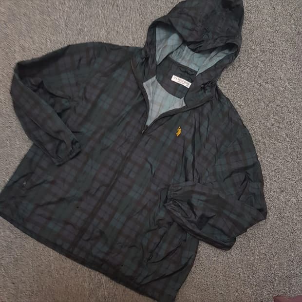 U.S. 폴로 어슨 체크 바람막이