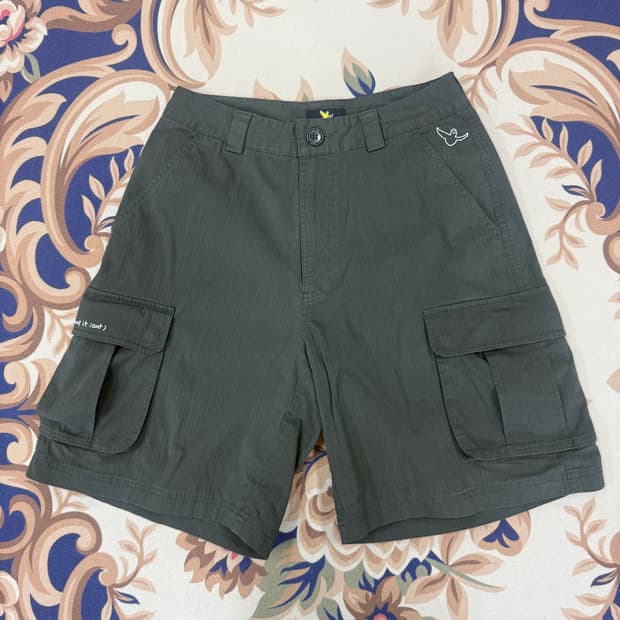 (S)와릿이즌 wha it isnt 카고반바지(카키)