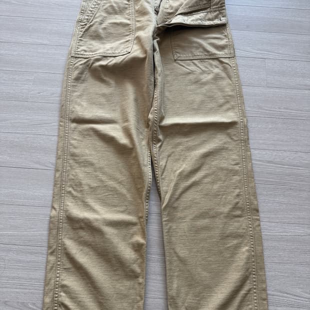 orslow 오어슬로우 퍼티그 레귤러핏 베이지 2사이즈 노수선 