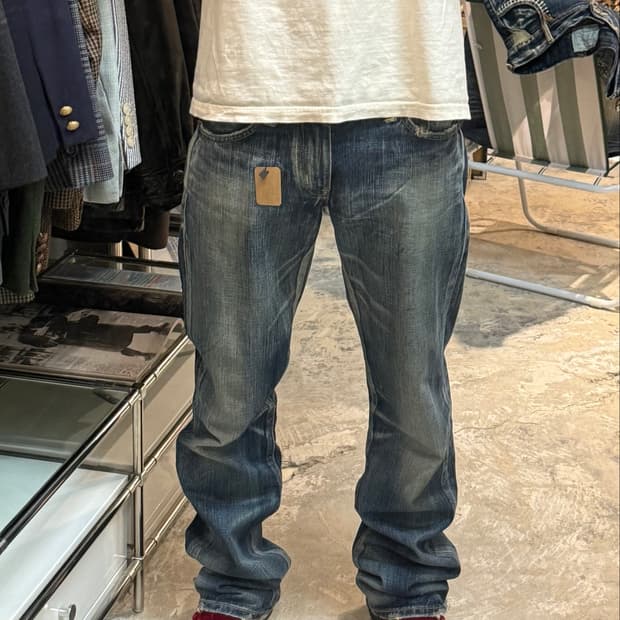 EDWIN jpn 503 washed denim pants