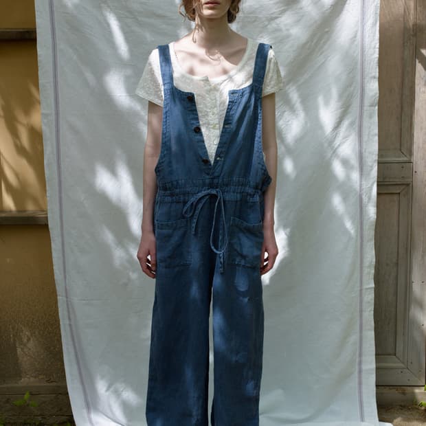 비아플레인 오버롤 (블루)