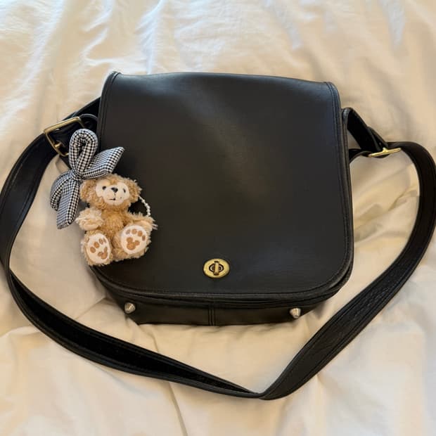 Rare!) Old Coach 올드 코치 레더 크로스백