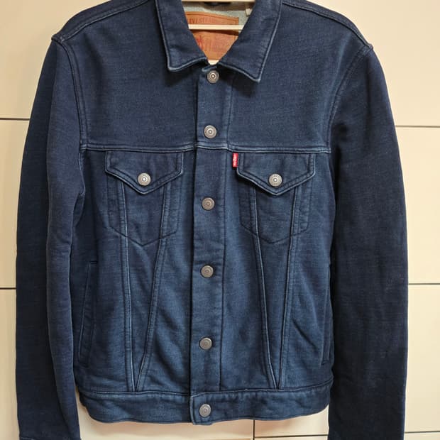 리바이스 여성 코튼 진청 트러커 자켓