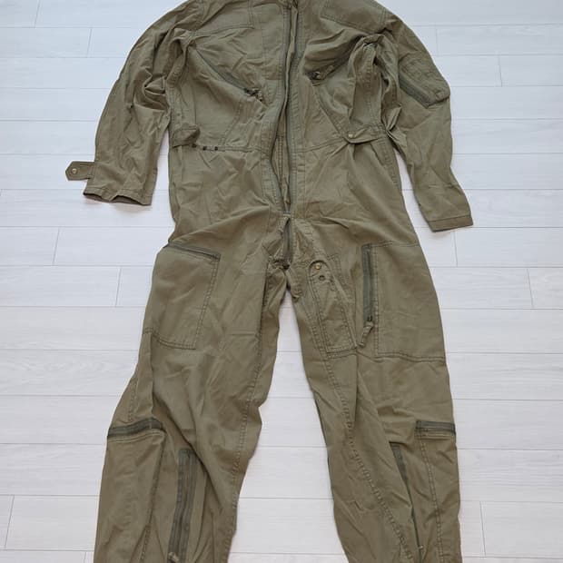 미군 오리지널 CVC 노멕스 커버올 점프수트