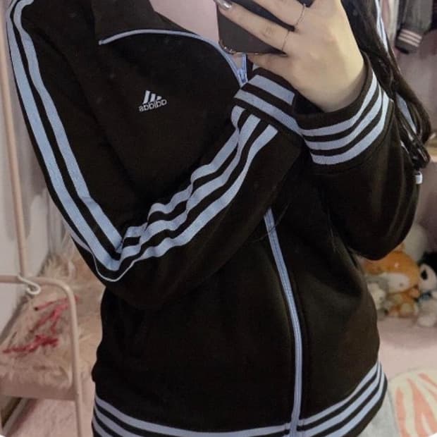 빈티지 대장템 아디다스 져지 브라운 소라