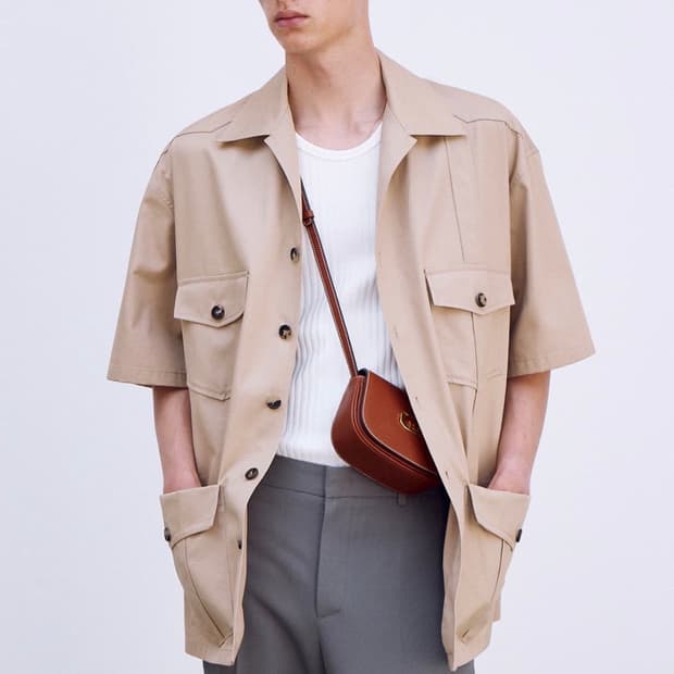 RECTO 24 s/s 멀티 포켓 셔츠 M