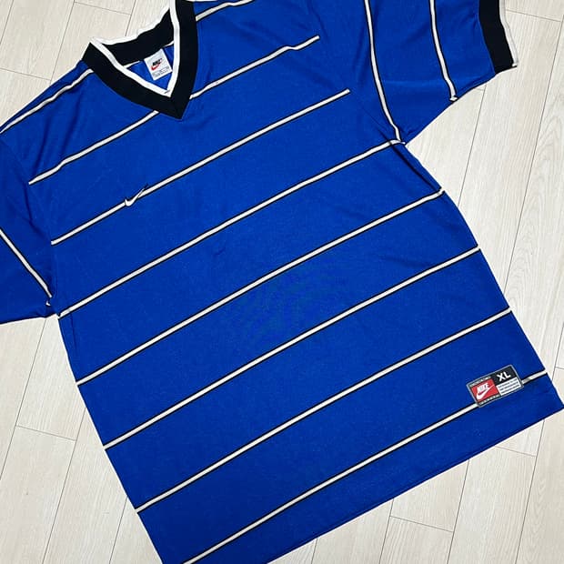 90s나이키스트라이프풋볼져지블루 XL