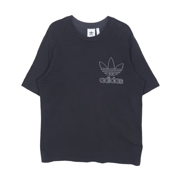 Adidas 트레포일 아웃라인 로고 반팔티 XL
