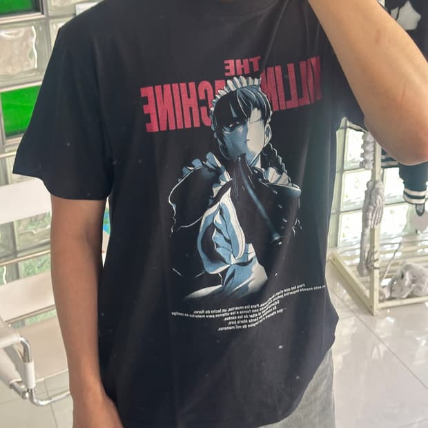 killing machine print tee 블랙 라군 티