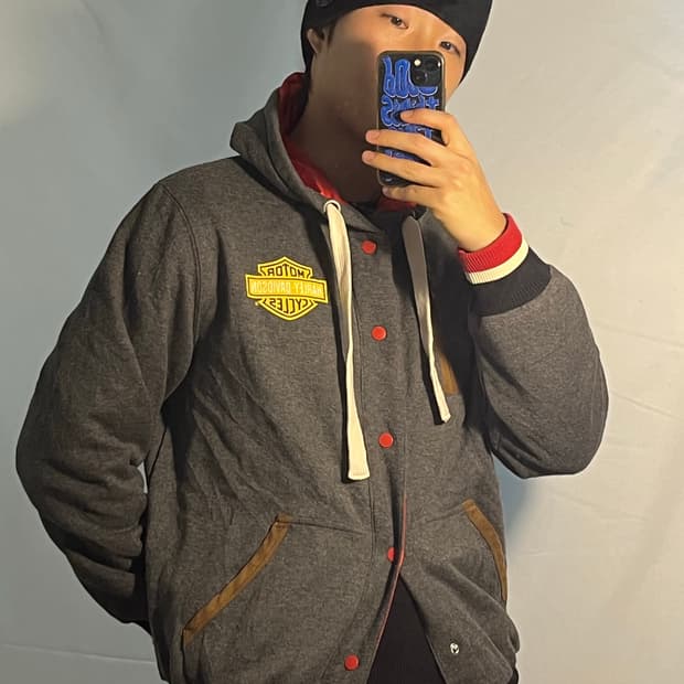 할리데이비슨 양면 후드자켓