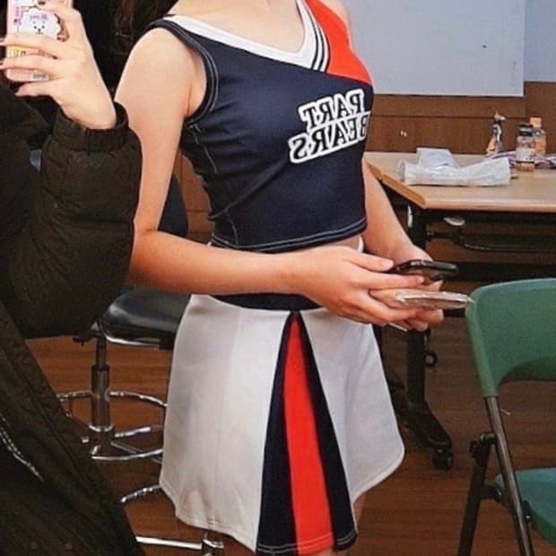 치어리더 코스튬 운동회 셋업 