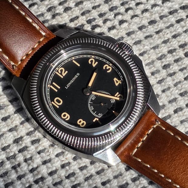 Longine 론진 마제텍 아메카지 빈티지 복각 파일럿 워치
