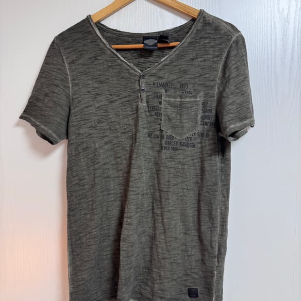 Harley davidson pocket tshirt