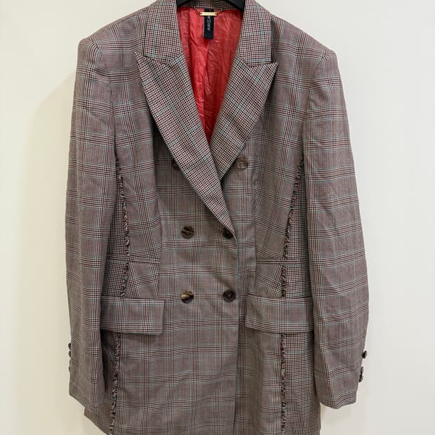 마크케인 하운드체크 자켓 정품