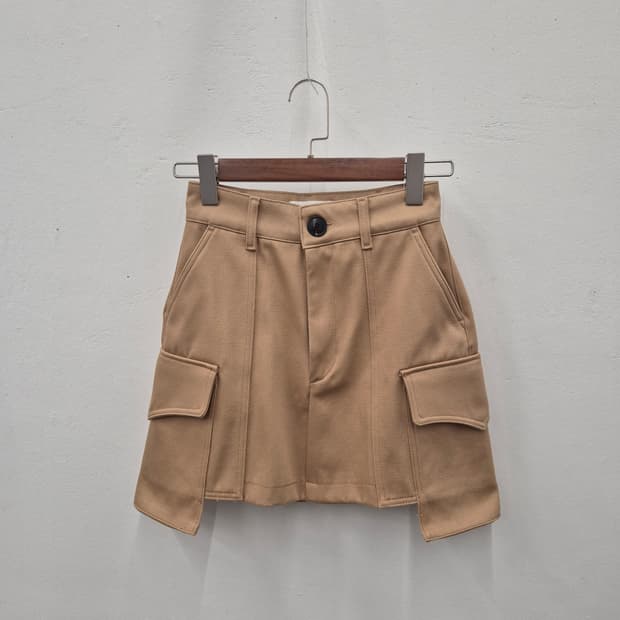 아미 카고 미니 스커트 XS